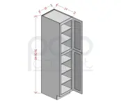 Two Doors Pantry Cabinets