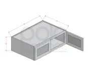 Refrigerator Wall Cabinets (24"Deep)