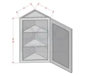 Angle End Wall Cabinets