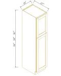 27"D Single door Wall Pantries