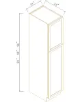 24"D Single Door Wall Pantries