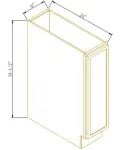 Single Door Tray Base