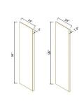 24"D Refrigerator End Panels