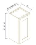 30" H Single Door Wall Cabinets