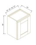 18"H Single Door Wall Cabinets