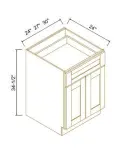 Single Drawer Double Doors Bases