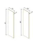 24"D Refrigerator End Panels