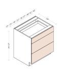 Three Drawer Bases