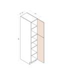 24"D Single Door Wall Pantries