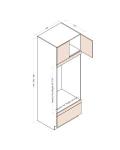 Double Oven Tall Cabinets