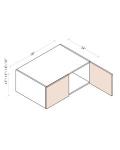 24"D Double Doors Wall Cabinets