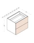 Floating Vanity Drawer Bases