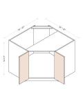 Diagonal Corner Sink Bases