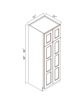 Gabinete para escobas