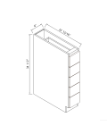 Base con cajón especiero