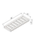 Colgadores de copas de pared