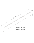 Rellenos de pared, 6" W