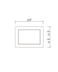 Paneles decorativos de pared, 24" W
