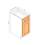 Bases de una puerta y un cajón