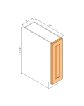 Base para charolas de una puerta