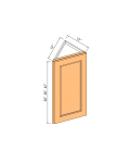 Gabinetes de pared esquineros de extremo