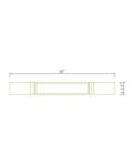 Square Decorative Leg-Large