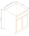 Bases de mueble de baño para lavabo