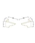 Patas decorativas para mueble de baño