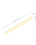 3" W Fluted Fillers