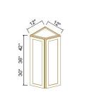 End Angle Wall Cabinets