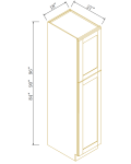 27"D Single door Wall Pantries