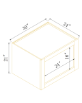 Wall Open Cabinet