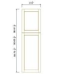 24" W Tall Decorative Panels
