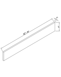 6" W Wall Fillers