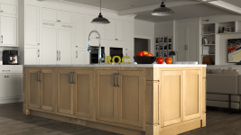 Inset Hazelnut Oak