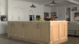 Inset Hazelnut Oak