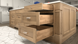 Inset Hazelnut Oak
