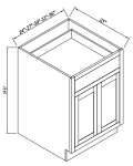Bases de un cajón y dos puertas