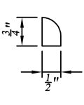 Quarter Round Molding