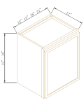 18"H Single Door Wall Cabinets