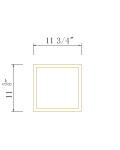 12" H Wall Deco Door Panel - Sample Door