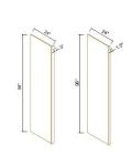 24"D Refrigerator End Panels