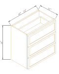 Vanity Wall Drawer Cabinets