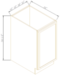 Full Height Door Bases-1Door