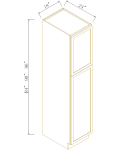 24"D Single Door Wall Pantries