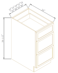 Three Drawer Bases