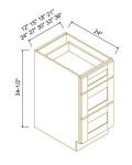 Three Drawer Bases