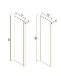24"D Refrigerator End Panels