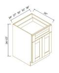 Single Drawer Double Doors Bases