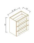 Vanity Wall Drawer Cabinets
